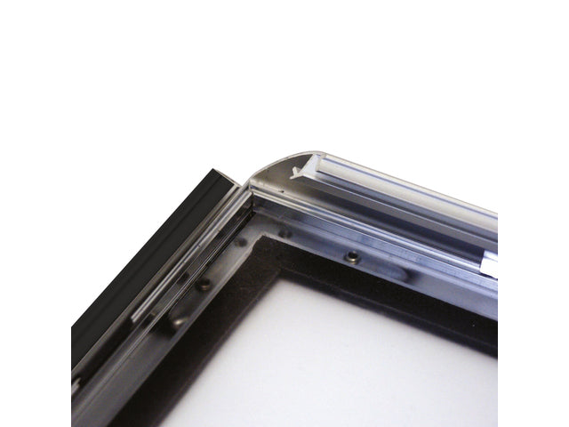 Klicken Sie auf Seco A2, schwarz, 25 mm Aluminiumrahmen, Anti-Eichel-PVC-Vorderseite