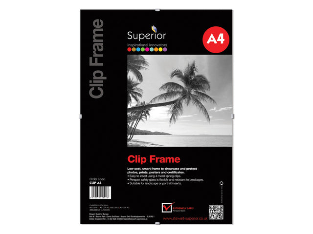 Fotolijst Seco A4 klemframe