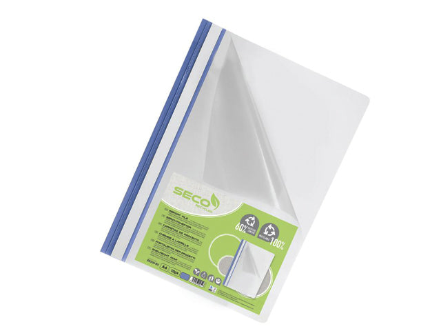 Snelhechter Seco A4 blau 10 st. biologisch abbaubar, 180 Mikron