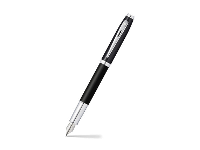 Vulpen SHEAFFER 100 E9317 F Matzwart vernikkeld