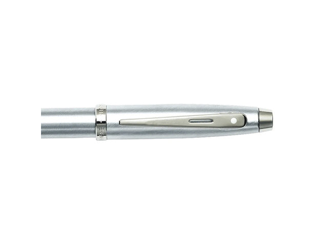 Rollerball SHEAFFER 100 E9306 Geborsteld chroomnikkel geplateerd