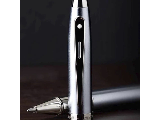 Rollerball SHEAFFER 100 E9306 Geborsteld chroomnikkel geplateerd