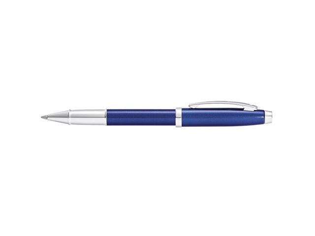 Rollerball SHEAFFER 100 E9339 Glanzende blauwe lak verchroomd