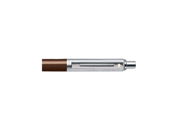 Kugelschreiber SHEAFFER SENTINEL 321 Kaffeebohne (braun) gebürstetes Chrom, verchromt
