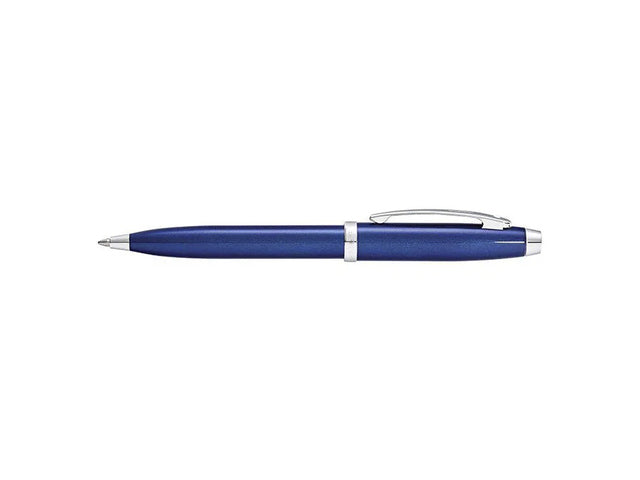 Balpen SHEAFFER 100 E9339 Glanzende blauwe lak verchroomd