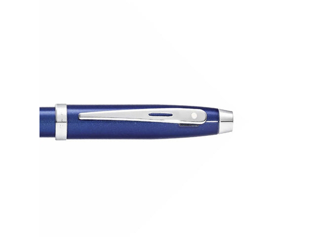 Balpen SHEAFFER 100 E9339 Glanzende blauwe lak verchroomd