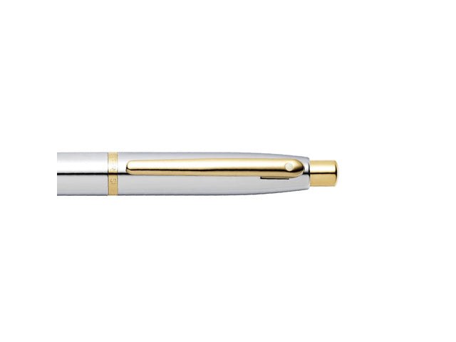 Balpen Giftset SHEAFFER VFM G9422 gepolijst chroom verguld met A6 notitieboek