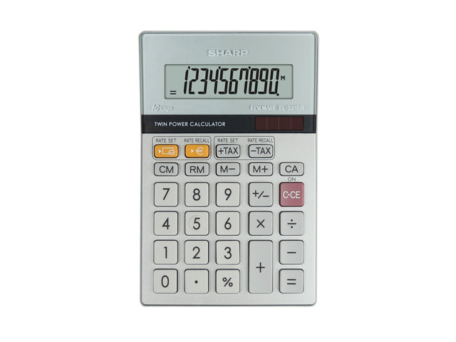 Rechner Sharp-EL331ERB Silber Desktop