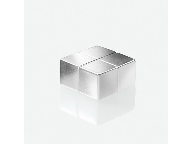 Magneten Sigel voor glasbord set 2stuks zilverkleurig C10 Extra sterk 20x10x20mm