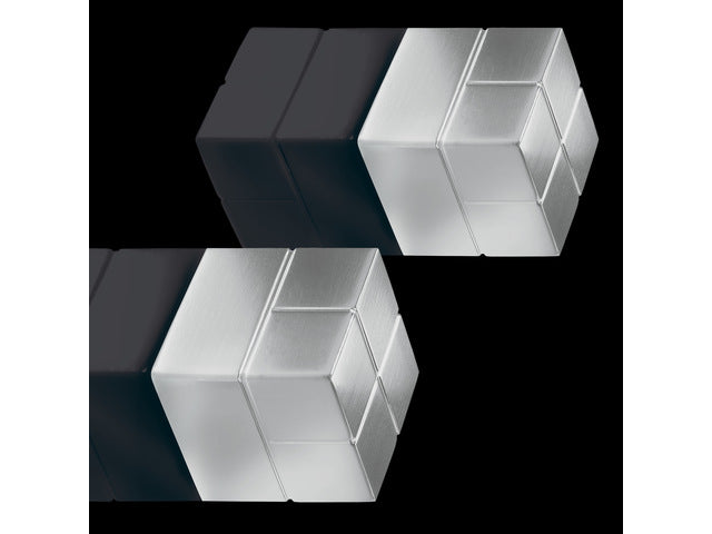 Magnetaufkleber für Glasbord, 2 Stück, silberfarben, C20, Super-Star, 20 x 20 x 20 mm