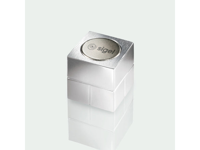 Magnetaufkleber für Glasbord, 2 Stück, silberfarben, C20, Super-Star, 20 x 20 x 20 mm