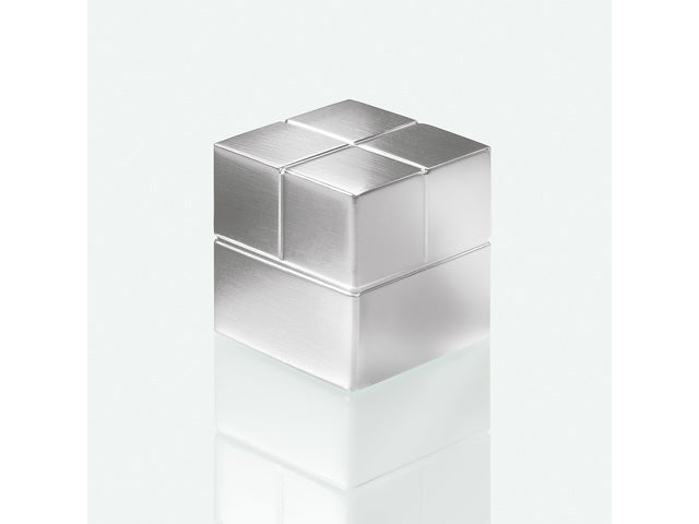 Magnetaufkleber für Glasbord, 2 Stück, silberfarben, C20, Super-Star, 20 x 20 x 20 mm