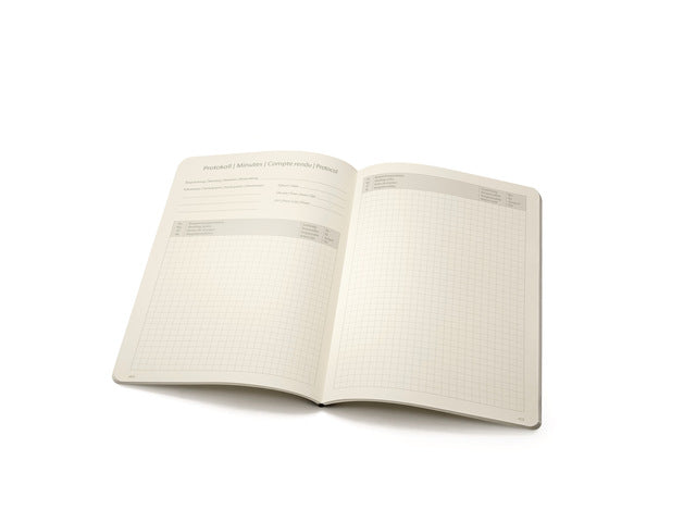 Notitieschrift Conceptum Flex A5, chamois 80gr, Sprachnotizen, 4 Seiten, 92 Blz, Softcover, FSC