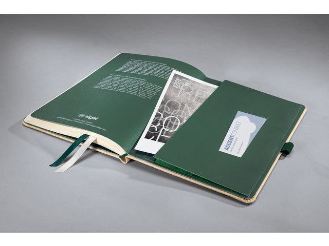 Notitieboek Conceptum Nature Edition Bamboo A5 Punt-gelijnd hardcover.