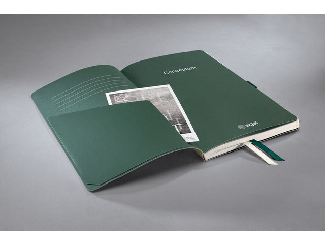 Notitieboek Conceptum Nature Edition Bamboo A5 puntgelijnde softcover.