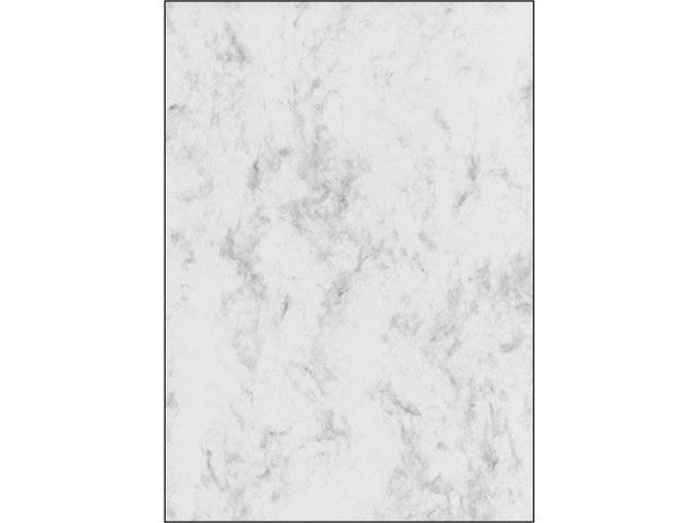 Designpapier Sigel A4 90grs 100 vel marmer grijs