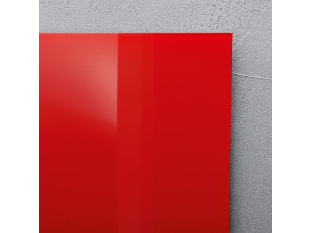 Glasmagnetbord Sigel Artverum 480x480x15mm rot