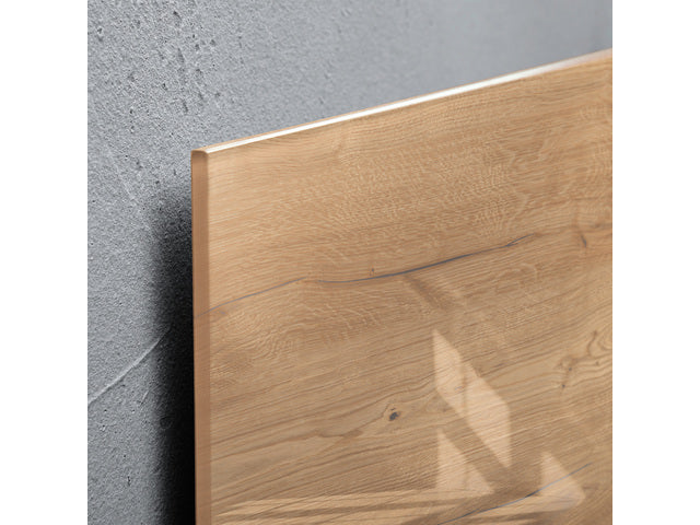 Glasmagnetbord Sigel Artverum 910x460x15mm Naturholz