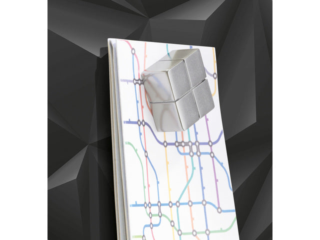 Glasmagnetbrett Sigel Artverum 910x460x15mm Black Diamond
