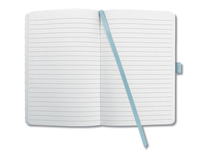 Notitieboek Sigel Jolie Flair A6 hardcover gelinieerd hemelsblauw