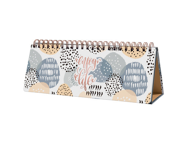 Weekplanner Inspire A4 liggend met GRATIS bureauonderlegger Rose Inspiration (JS201)