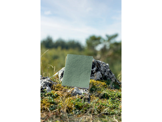 Benachrichtigungsbuch Re-Up A5 grün gelinieter Softcover