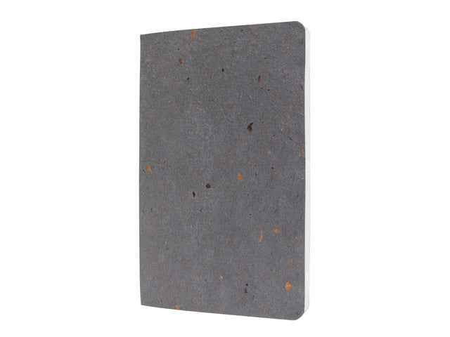 Notitieboek Re-Up A5 donkergrijs gelinieerd softcover