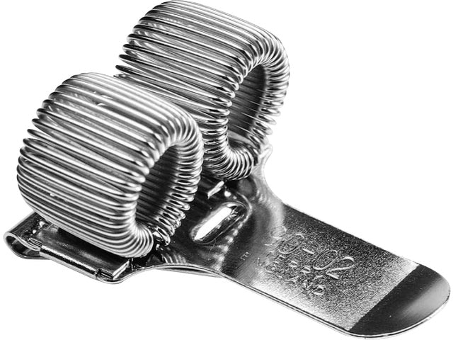 Terry Clip für 2 Pennen/Silber Potloden