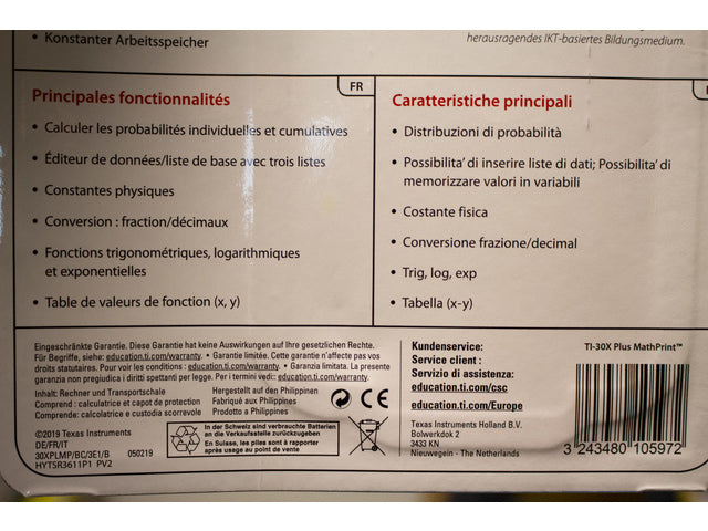Taschenrechner TI-30XPLMP
