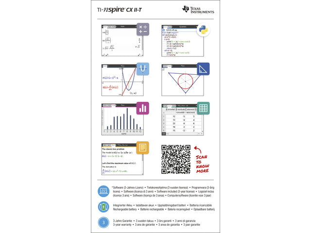 Grafische calculator Nspire CX2