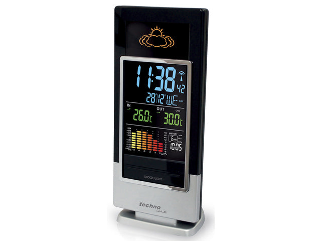 Weerstation Technoline WS 6520 173x140x27mm zwart/zilver met 1 buitensensor
