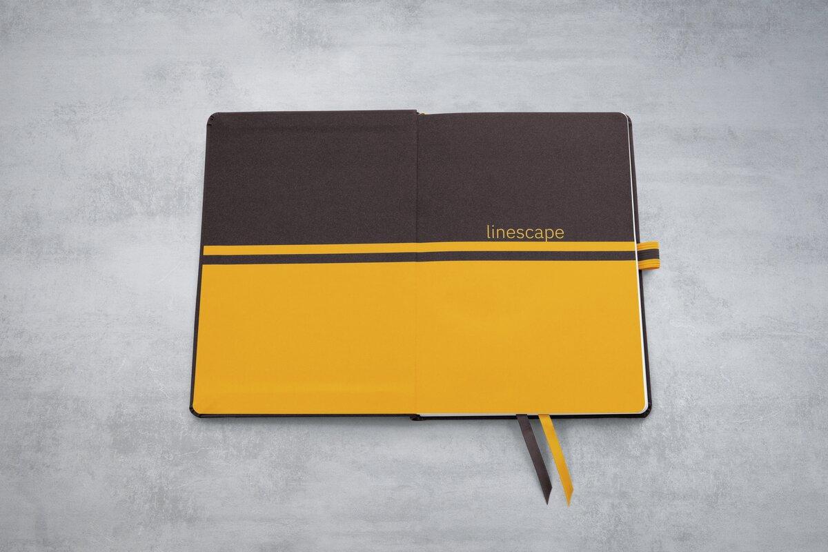 Weekagenda Linescape A5 2027 (EN) donkergrijs Hardcover verticale indeling