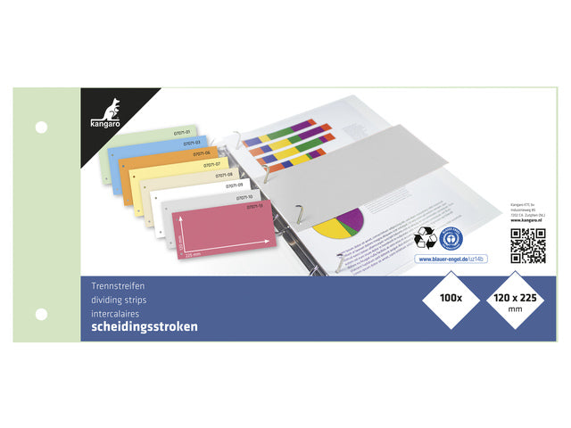 Scheidingsstrook Kangaro 2-fach 225x120mm 180 Gramm RC grün