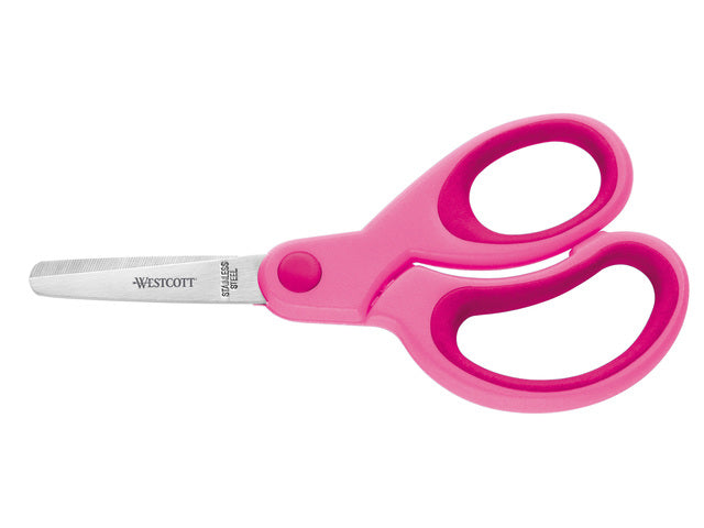 Schaar Westcott Kids 13 cm Soft-Grip-Ronde-Punt-Rosé
