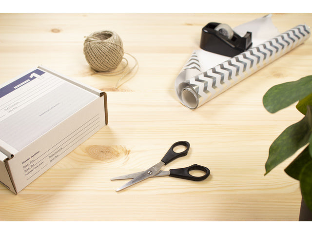 Schaar Westcott Buro RVS 13cm Kunststof-Griff aus Zink