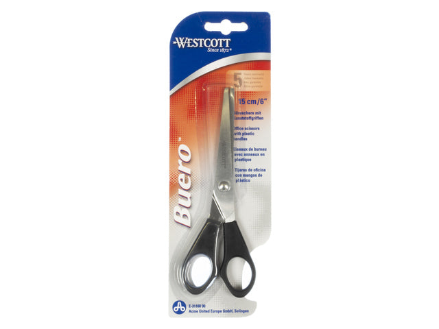 Schaar Westcott Buro 15,5cm RVS Kunststoffgriff
