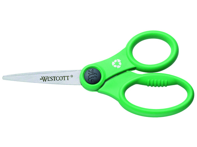 Schaar Westcott 13 cm KleenEarth RVS Microban recycelter Griff