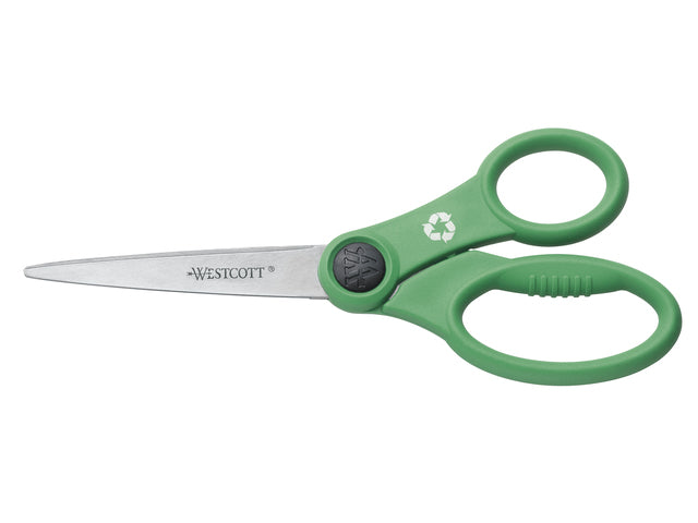 Schaar Westcott 18 cm KleenEarth RVS Microban recycelter Griff