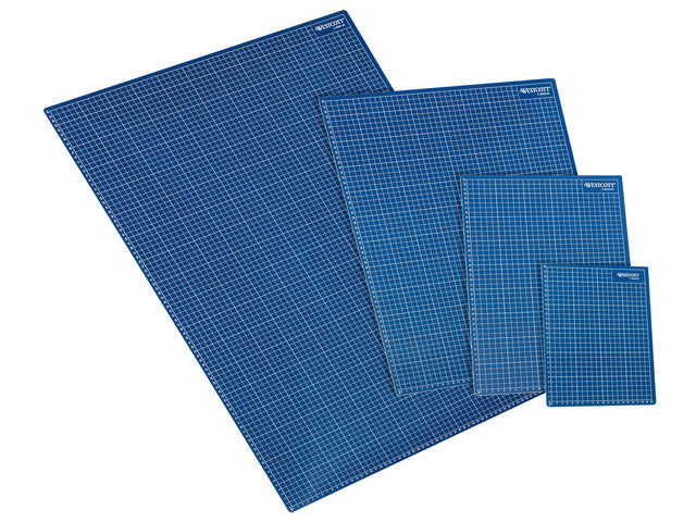 Snijmat Westcott A1 blauw 5-laags 900x600mm, zelfherstellend