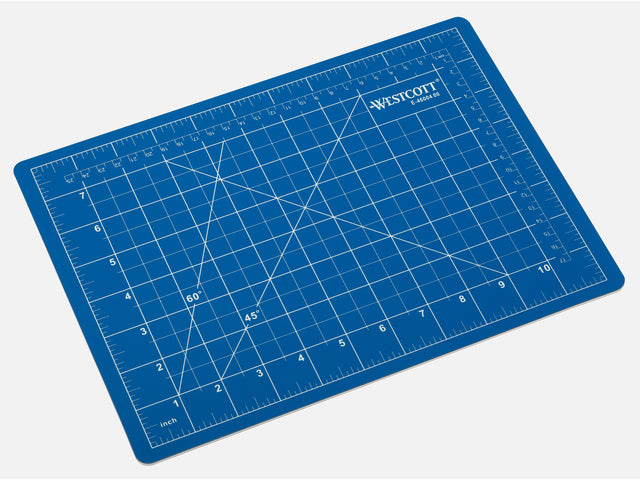 Snijmat Westcott A4 blauw 5-laags 300x220mm, zelfherstellend