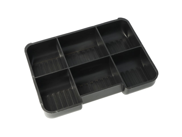 Westcott-Geldbörse, 152 x 120 x 79 mm, schwarz, Kunststoff mit 6 Behältern