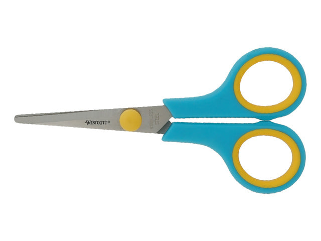 Scharenset Westcott Easy grip 3dlg 14/20,1/24,7cm türkis/ meloengeel RVS