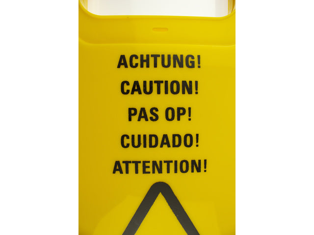 Waarschuwingsbord Easy Absorb tweezijdig, opvouwbaar.