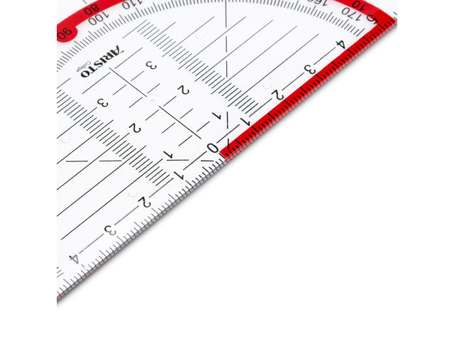 Geodriehoek Aristo 14cm ohne Grün