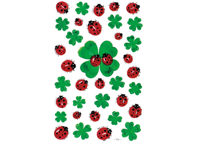 Papieraufkleber Z-Design Creative mit 3 Tasten/Lieveheersbeestjes