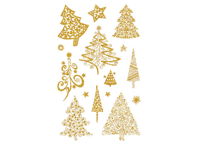 Etiket Z-Design Weihnachts-Kerstblumen – 2 Vel