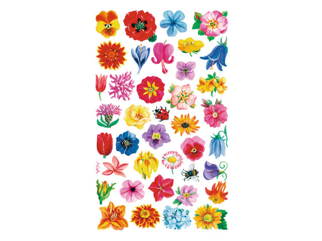 Papieraufkleber Z-Design Creative, Paket mit 3 Blumen