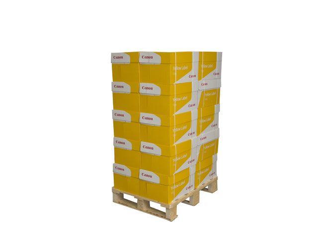 Kopierpapier Canon Yellow Label Copy A4 80gr Pak 500vel Palette 200 Pakken