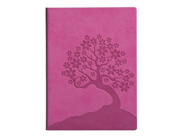 Notitieboek Èccolo Essential Pink Cherry Blossom lijn ca. 13x18cm 80gr. 256pag.