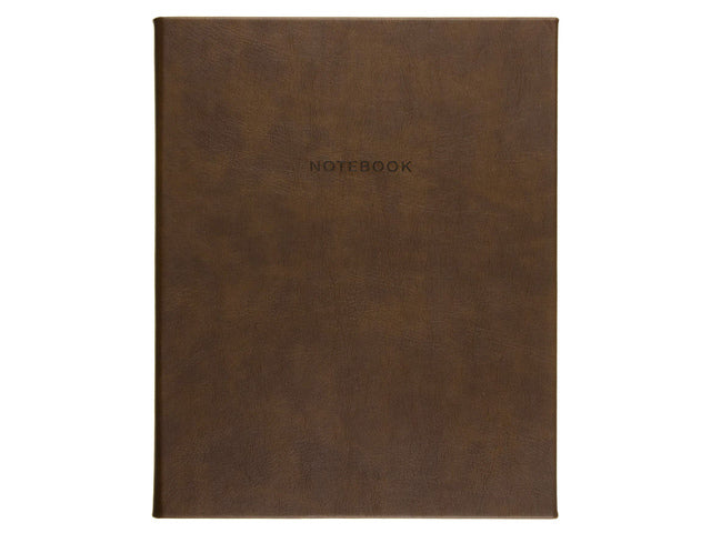 Notitieboek Èccolo Brown lijn ca.20x25cm 80gr. 256 Seiten.